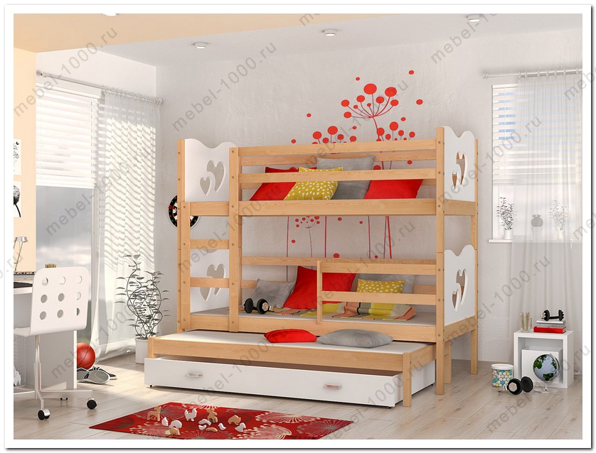 Двухъярусная кровать Сердечко2.jpg