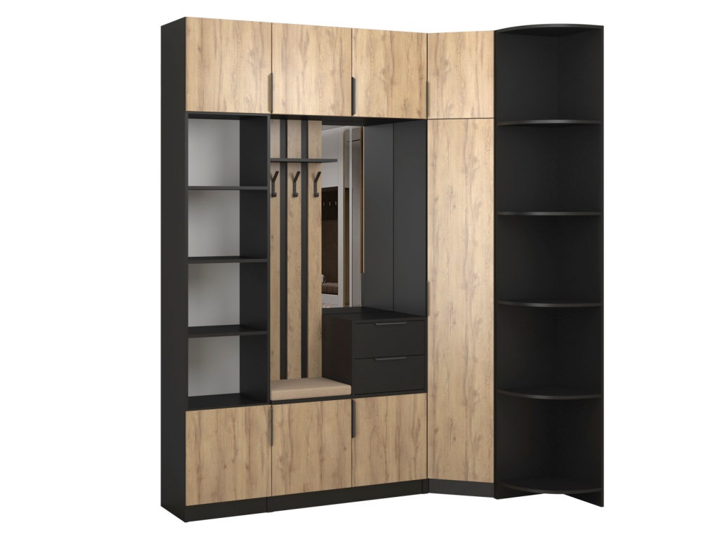 Прихожая Трим 12 (черный-дуб вотан).jpg