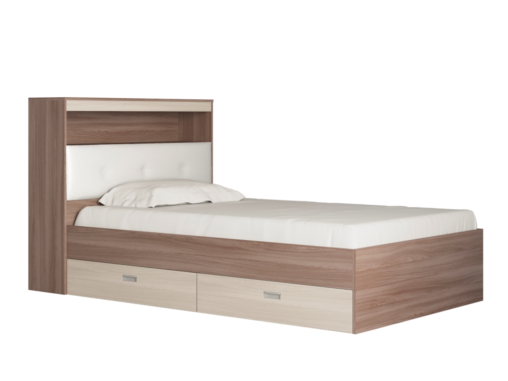 Кровать Бриз 10 1200 (шимо темный - шимо светлый).jpg