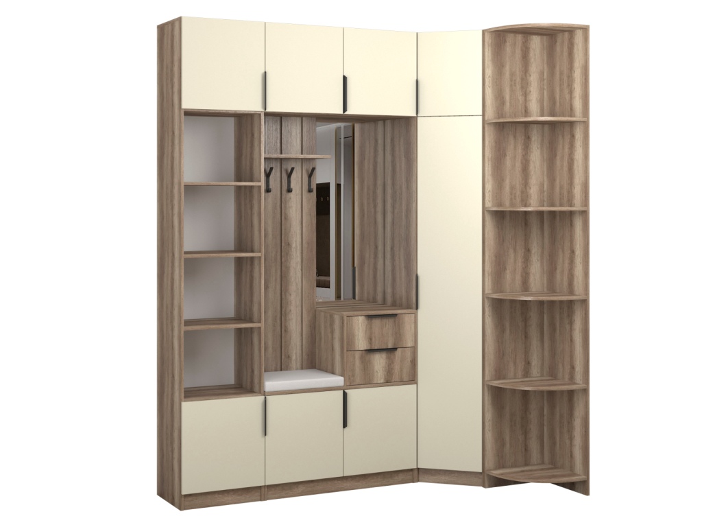 Прихожая Трим 12 МДФ (дуб каньон-SF-023 Палома).jpg