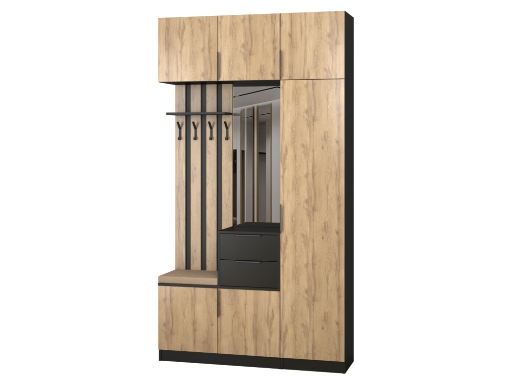 Прихожая Трим 5 (черный-дуб вотан).jpg