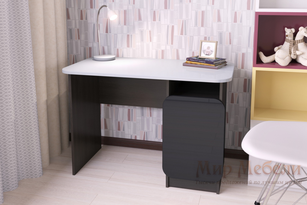 письменный стол Мебелеф 6 бело черный.jpg