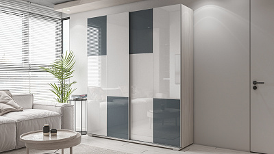 Шкаф купе 2-х дверный "Аристо нова люкс МДФ-4"