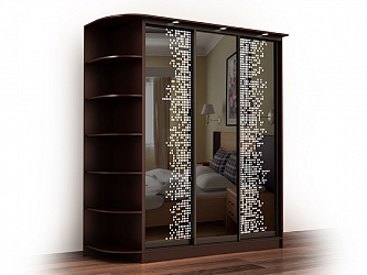 Шкаф-купе 3-х дверный "Лагуна-47"