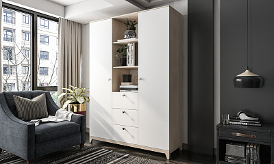 Шкаф распашной "Хелен-45" ЛДСП