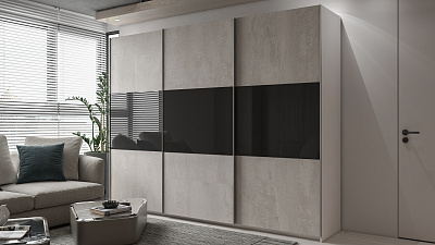 Шкаф купе 3-х дверный "One Pulse-11"