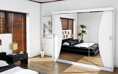 Шкаф купе 3-х дверный "Миррор 5.3"