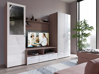 Модульная стенка для гостиной "Некст эко-25"