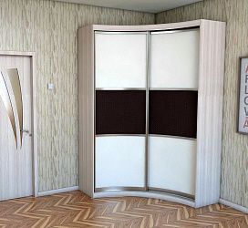 Шкаф купе радиусный 2-х дверный "Радион"