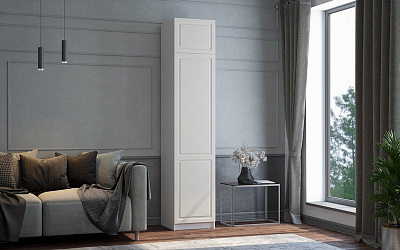 Шкаф пенал распашной "Полома МДФ"  с антресолью