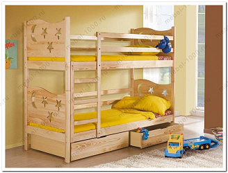 Двухъярусная кровать "Звездочка"