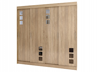Шкаф купе 4-х дверный "Миллениум-4" с зеркалами