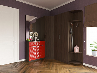 Модульная прихожая "Глянец 3Д-2"