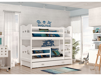 ДВУХЪЯРУСНАЯ КРОВАТЬ "ПАРОВОЗИК"
