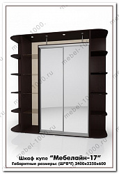 Шкаф купе "Мебелайн 17"