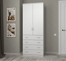 Шкаф распашной 2-х дверный "Зодиак-2.4" с ящиками