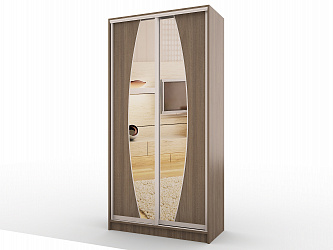 Шкаф-купе 2-х дверный "Аурум-9"