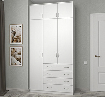 Шкаф распашной 3-х дверный "Зодиак 3.4А" с антресолью