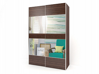 Шкаф купе 2-х дверный "Рондо 2-11" с зеркалами