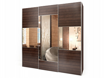 Шкаф купе 3-х дверный "Рондо 3-19" с зеркалами