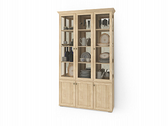 Шкаф распашной 3-х дверный "Витраж-13"