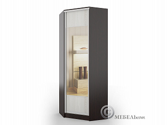 ШКАФ УГЛОВОЙ РАСПАШНОЙ "ВЕРСАЛЬ" С ЗЕРКАЛОМ