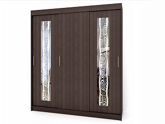 Шкаф купе 3-х дверный "Миллениум-13" с зеркалами