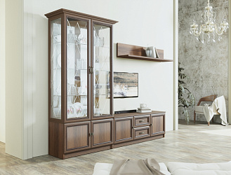 Модульная стенка для гостиной "Ажур-1"