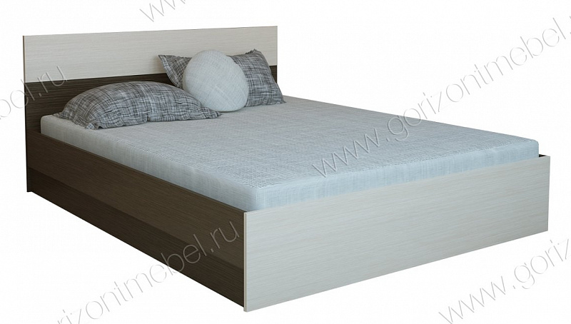 Кровать "Юнона", сп. место 1600*2000 мм., с настилом (б/матраса)