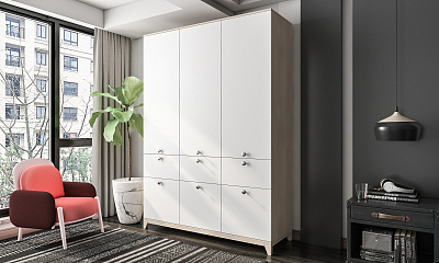 Шкаф распашной "Хелен-41" ЛДСП