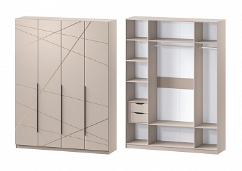 Шкаф 4-х дверный "Джелато-451" (модульная группа) 