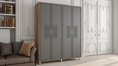 Шкаф 4-х дверный "Ришелье-18"