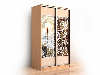 Шкаф-купе 2-х дверный "Лагуна-41"