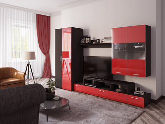 Модульная стенка для гостиной "Локер-14"