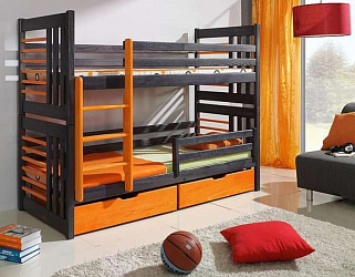 Двухъярусная кровать из массива "Роланд"