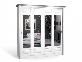 Шкаф купе 4-х дверный "Классика-23"