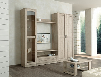 Модульная стенка для гостиной "Кантри-3"