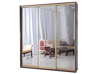 Шкаф-купе 3-х дверный "Титан-9" с зеркалами