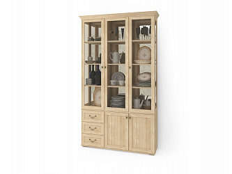 Шкаф распашной 3-х дверный "Витраж-6"