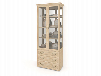 Шкаф распашной 2-х дверный "Витраж-2"