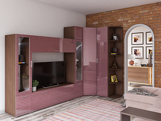 Модульная стенка для гостиной "Локер-11"
