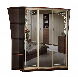 Шкаф-купе 3-х дверный "Концепт-16" с зеркалами