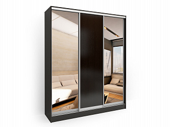 Шкаф купе 3-х дверный "Версаль" с зеркалами