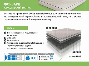 Матрас "Форвард"